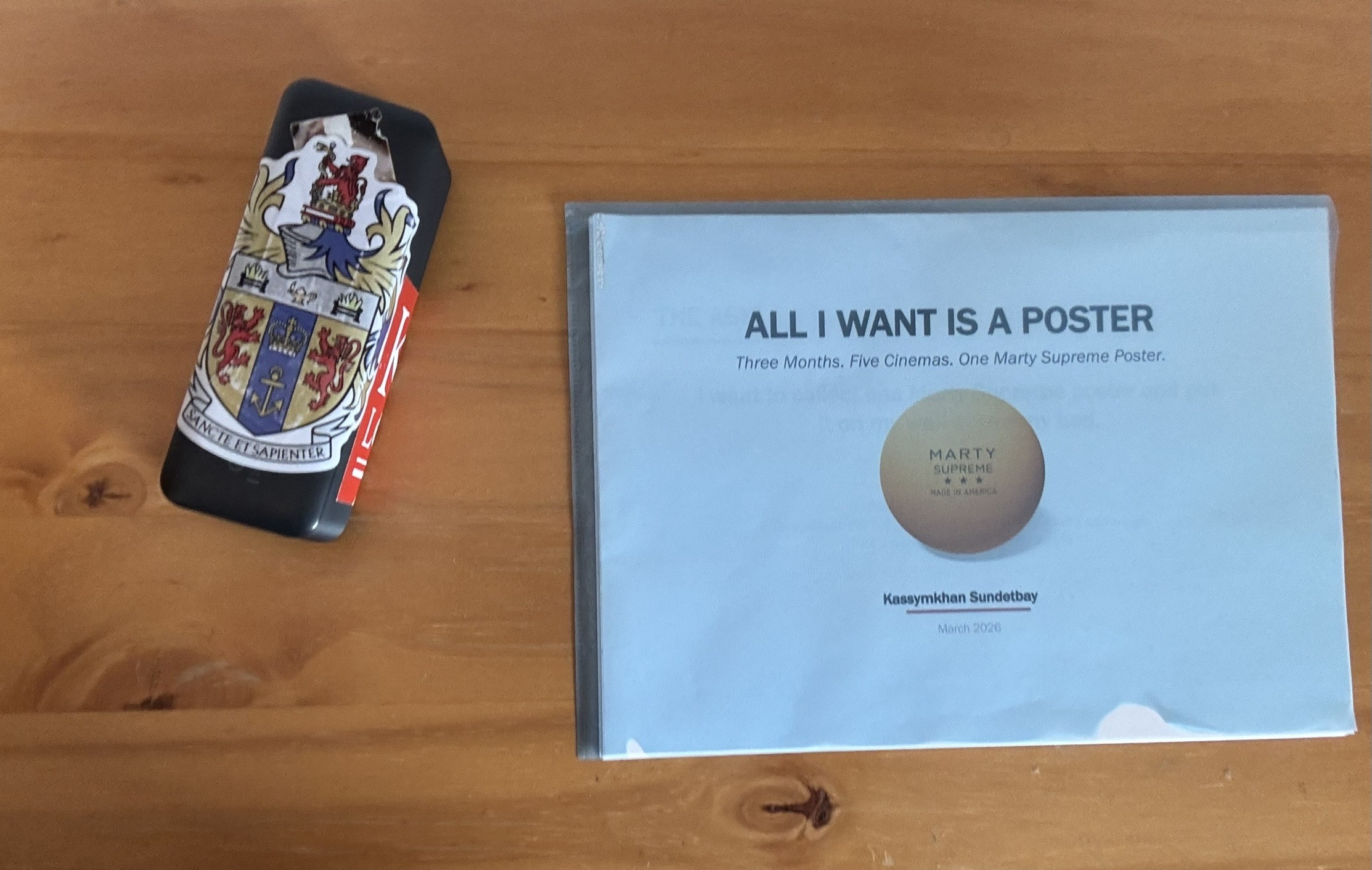 The campaign dossier